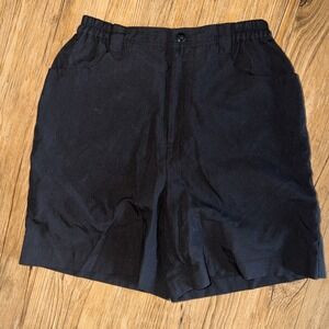 travel smith - women's Walking Bermuda Style Shorts Black Petite  Size 4 Vintage